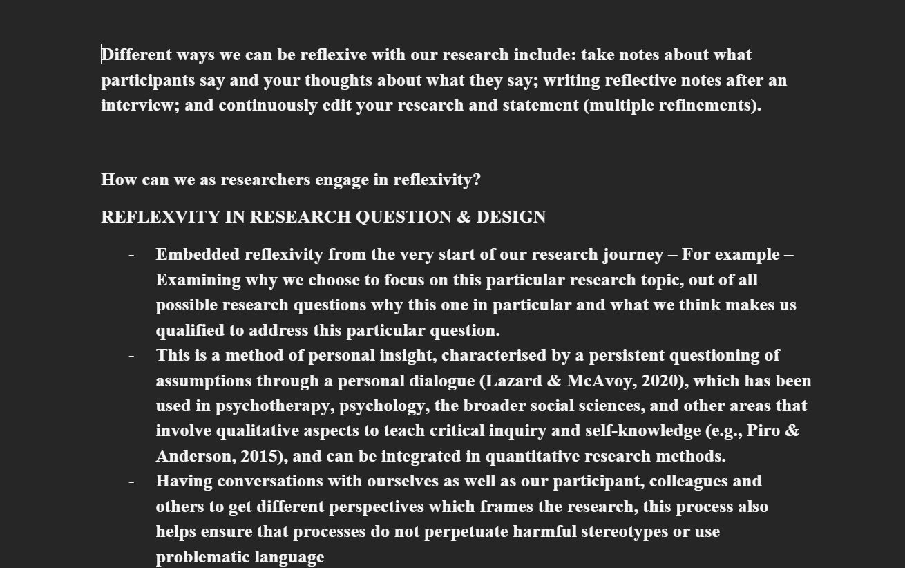 Initial research done into topic